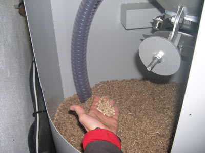 pellets, combustible da caldeira de biomasa